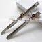 Silver Stainless Steel Utility knife Slim Snap Off Blade letter Cutter Tool