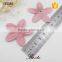 New unique hole center decorative satin flwoer petal for dresses