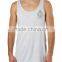100% Cotton Silk Screen Printed Long Tank Top