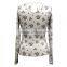 OEM/ODM Factory Direct Latest long sleeve flower print slim fit new model t shirts