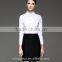 Intellectual Modern Ladies Long Sleeve non-iron White Formal Shirt