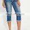 ellie medium wash capri with rhinestone and sequin embellishments #82389