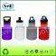 Travel protable collapsible silicone bottle with various lids