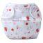 little car pattern printed 100% cotton reusable sleepy baby cloth diaper