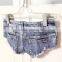 Women Cut-out Skinny Jeans Hot Sexy Shorts