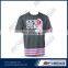 OEM design cheap chinese portugal burnout vertical stripe t-shirts wholesale