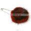 Hand made real mink fur brooch wholesale for lady decoration fur accessory