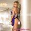 Fashionable girl sexy hot pink nighty dress