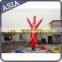 Christmas Santa Claus air dancer with one leg for promoation