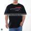 T-MT525 Casual 3XL Men Black Custom Printed Design Plus Size T Shirt