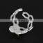 Yiwu wholesale hot sale metal open bee hive ring finger girls for Birthday Gift