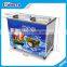 Thai Ice Cream Roll Machine / Flat Pan Fry Ice Cream Machine / Frozen Yogurt Fry Ice Cream Machine Foot Button Defrost