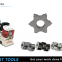 Scarifier Parts & Accessories 6 Pt Carbide Cutters CP206-T On  Floor Scarifiers EDCO Crete Planers CPM8
