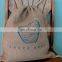 silk screen printed jute craft bags,Jute / Burlap drawstring backpack