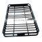 Extendable Roof Rack Black Steel Luggage Cargo Carrier Top Basket SUV Truck
