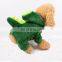 Warm Pet dog Cat green dinosaur coral fleece Clothes four feet Hoodie