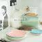 Lovely Cat Head Shaped Pet Food Water Bowl Dogs Cats Bowl Pet Feeder Disposer Neck Protection