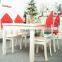 Hot sell  Christmas  home decoration Santa hat  room universal  back chair covers