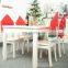 Hot sell  Christmas  home decoration Santa hat  room universal  back chair covers