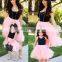 New Family Look Mother Daughter Dresses Pink Patchwork Mesh Princess Dress Mother And Daughter Clothes Mom And Daughter Dress