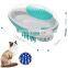 HQP-MR08 HongQiang Silicone Dog SPA Shampoo Massage Cleaning Grooming Tool Cat Hair Removal Comb Pet Clean Brush