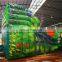 Outdoor Children Amusement Park Lion Theme Inflatable Bounce House With Slide