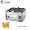 Hot Sale Electric Taiyaki maker 3 pieces Fish Shape cake with Open Mouth / fish ice cream waffle machine