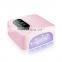 WOW! Very Popular 72W Cordless Led Nail Lamp 15600mAH Wireless Fast UV Gel Nail Lamp Portable For Home and Salon