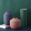 Fashion Frosted Textures Nordic Style Hotel Ornament Color Ceramic Vase For Showroom