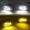 1Set Car LED Fog Light For Honda JAZZ FIT 2012-2014 For CIVIC 2009-2015 For ACCORD 2008-2013 Fog lamp DRL Daytime Running Light