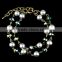 Twist nature baroque pearl beaded magnetic clasp bracelet Sale perla de calidad