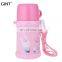 hot-selling Cartoons 400ml vacuum flask children bottle double wall Stainless steel water cup with lid