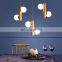 Creative personality simple solid wood magic beans pendant light for decorate