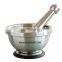 Wooden mortar & pestle