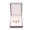 Custom jewelry packaging square pu leather jewelry box ring box