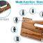 Wood Phone Docking Station Key Hooks Holder Wallet Stand Watch Organizer Men Gift Husband Anniversary Birthday Nightstand Purse