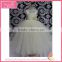 White ball gown dresses for kids, halter neck flower girl dresses for 1-9 years