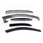 Black Acrylic Car Door Sun Vent Visor Car Deflector Injection Window Visor For NISSAN SENTRA SEDAN 2013-2017