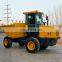 CE approved rated loading weight FCY70 tracked dumper 7ton 3.5 cubic meters tipper front back tipping truck for sale