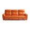 New Space Capsule Leather Function Sofa Modern Minimalist Living Room Three-Seat Electric Function Sofa