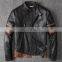 New fashion high quality wholesale price winter leather men casual leather jacket for men