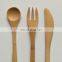 Hot Sale Eco-friendly Reusable Modern Style Bamboo Tableware Bamboo Spoon/Knife/Fork