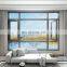 High Security Double glazing aluminum casement window for resistance hurricane