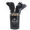 Silicone Cooking Utensil Set 12 Pieces Silicone Kitchen Utensil Wooden Handles Kitchen Spatula Sets with Holder