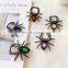 Universal Luxury Bling Diamond Metal Spider Mobile Phone Finger Ring Holder 360 Rotate Stand