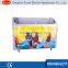 138L mini ice cream freezer mini freezer glass door