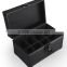 High quality black Aluminum makeup artist vanity case, cosmetic jewelry storage box, beauty box makeup vanity case bag