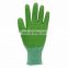 13G firm grip  wave latex coated construction safety gloves