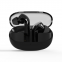 Fones de ouvido intra-auricular Bluetooth sem fio com caixa de carregamento transparente tws