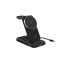 Magnetic charger earphone plug-in 3-in-1 folding phone holder built-in connection line 15W (MAX) magnetic charging station